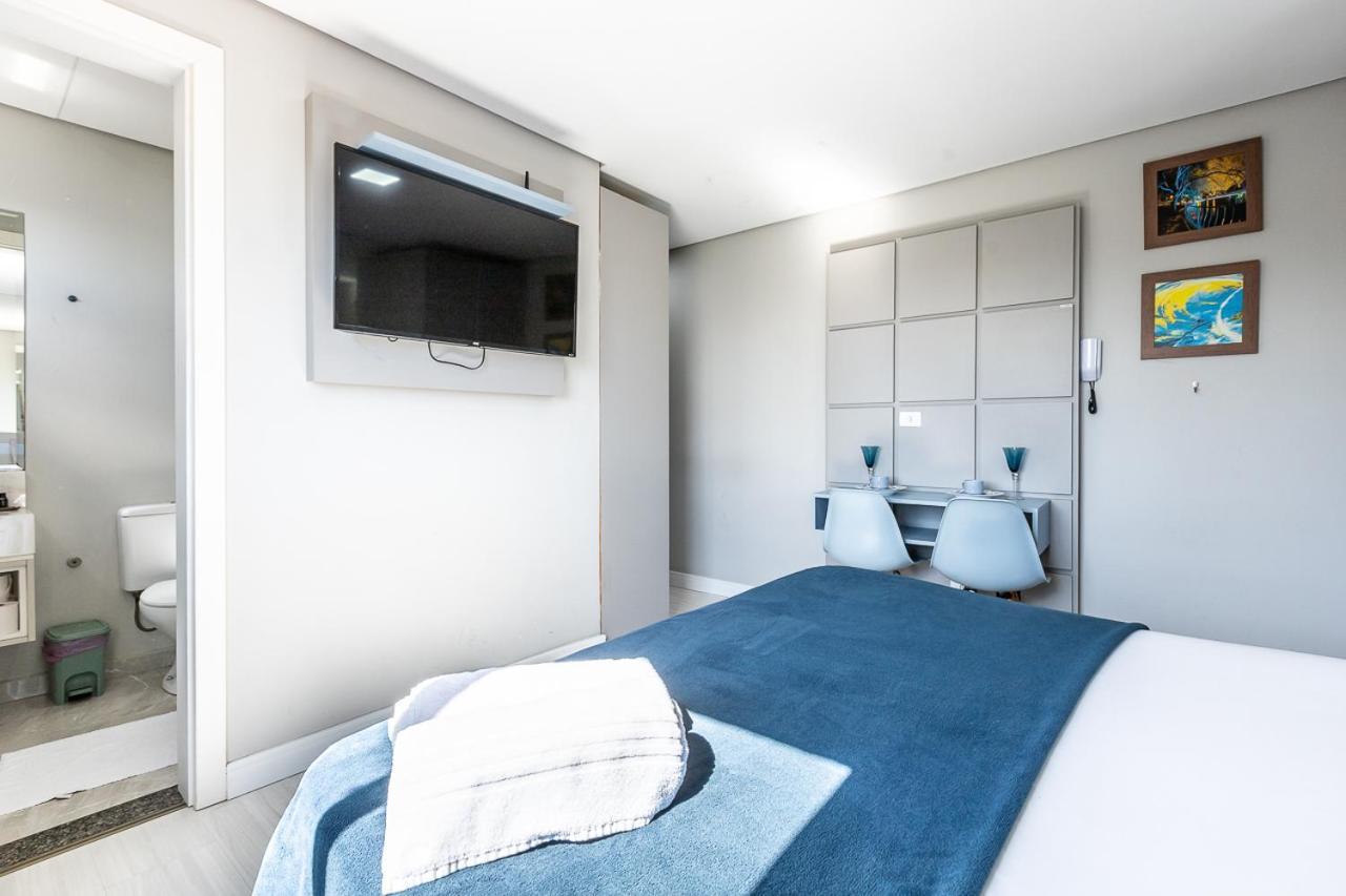 16- Studio Decorado Perfeito Para Casal!!! Κουριτίμπα Εξωτερικό φωτογραφία